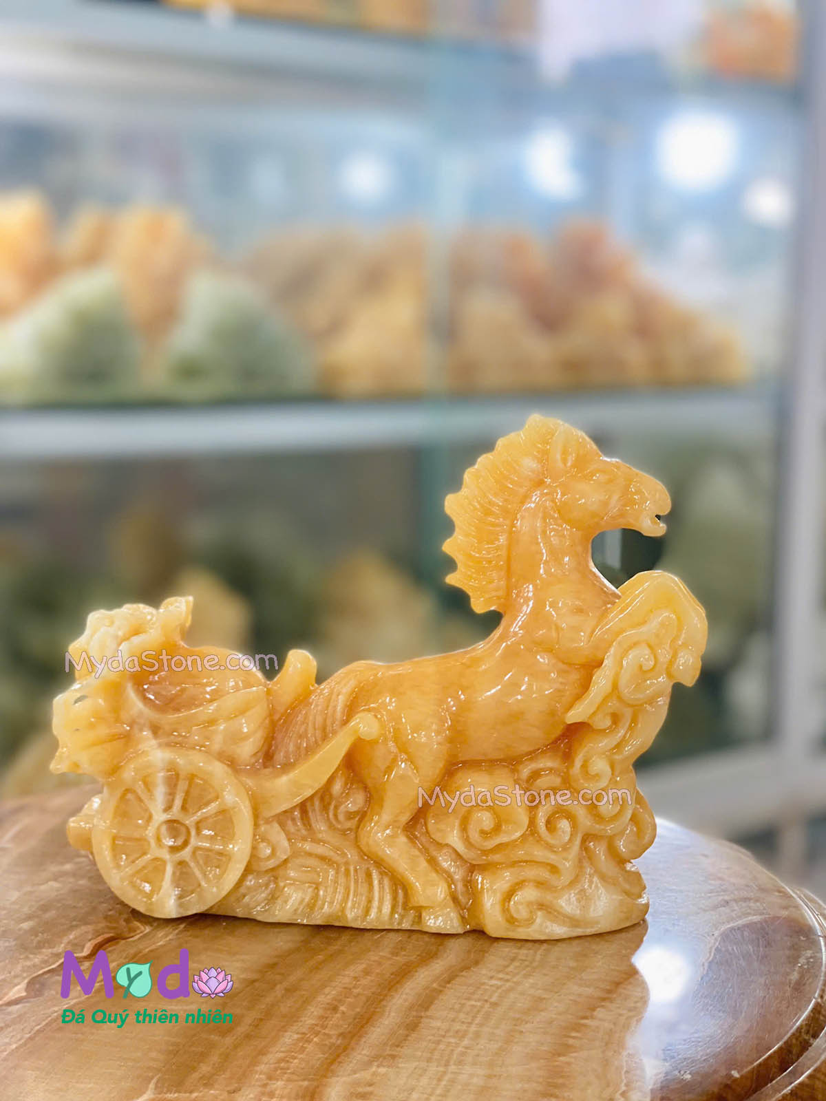 Tượng Ngựa Phong Thuỷ đá Ngọc Hoàng Long