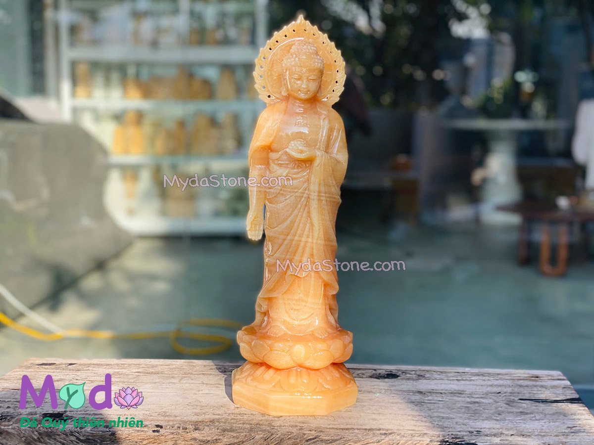 Tượng Phật A Di Đà đá Ngọc Hoàng Long