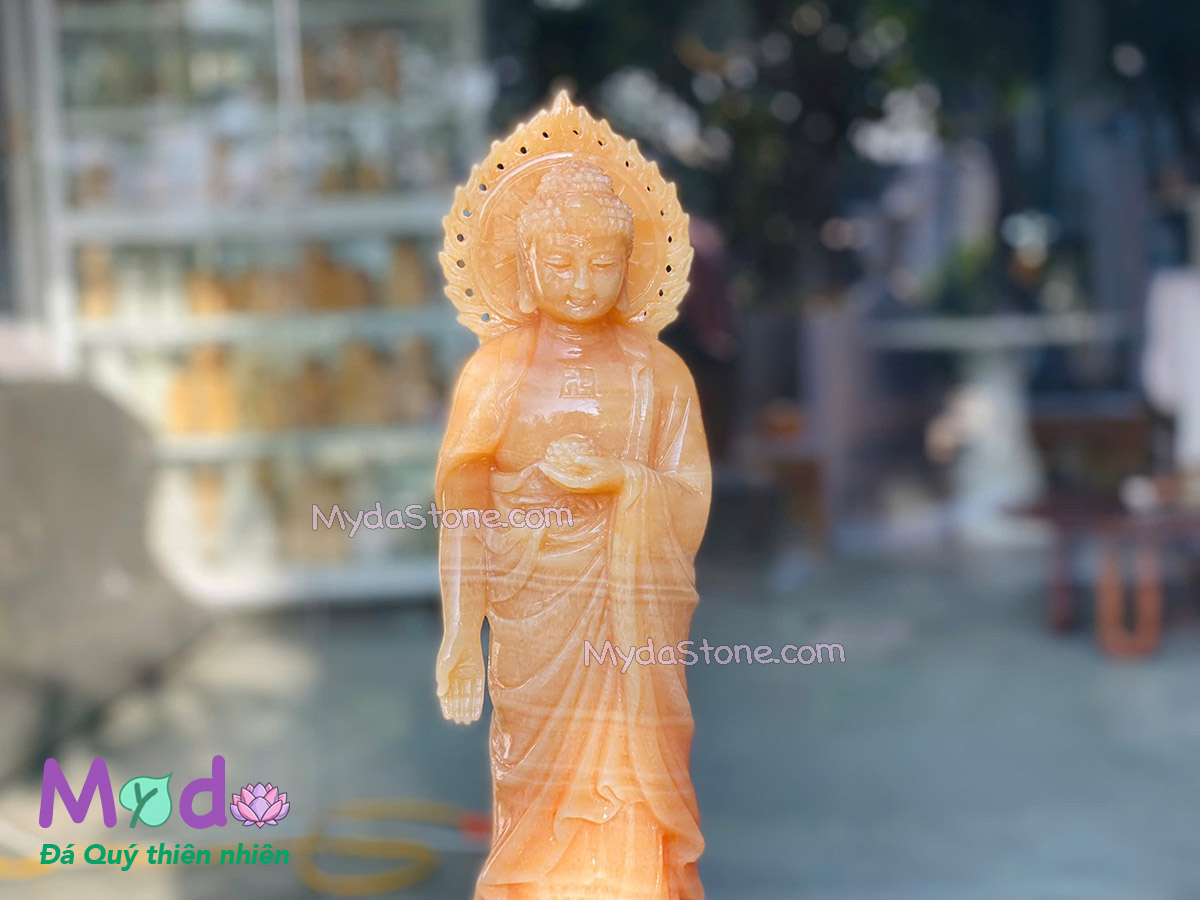 Tượng Phật A Di Đà đá Ngọc Hoàng Long