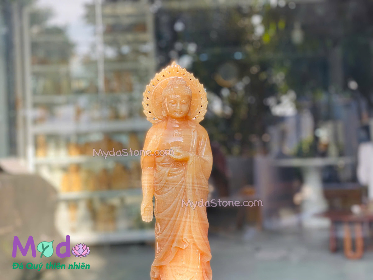 Tượng Phật A Di Đà đá Ngọc Hoàng Long