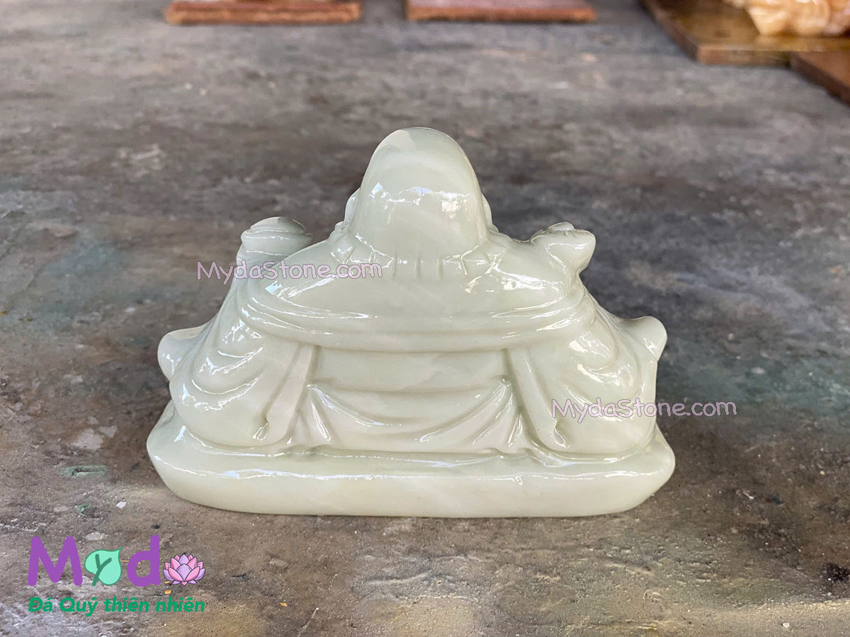 Tượng Phật Di Lặc đá Cẩm Thạch Xanh