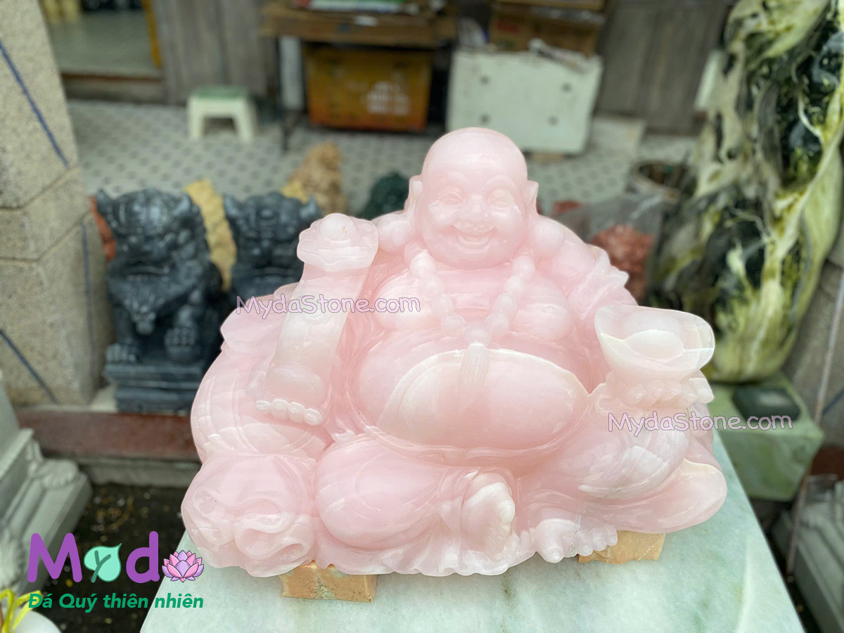 Tượng Phật Di Lặc đá Ngọc Hồng