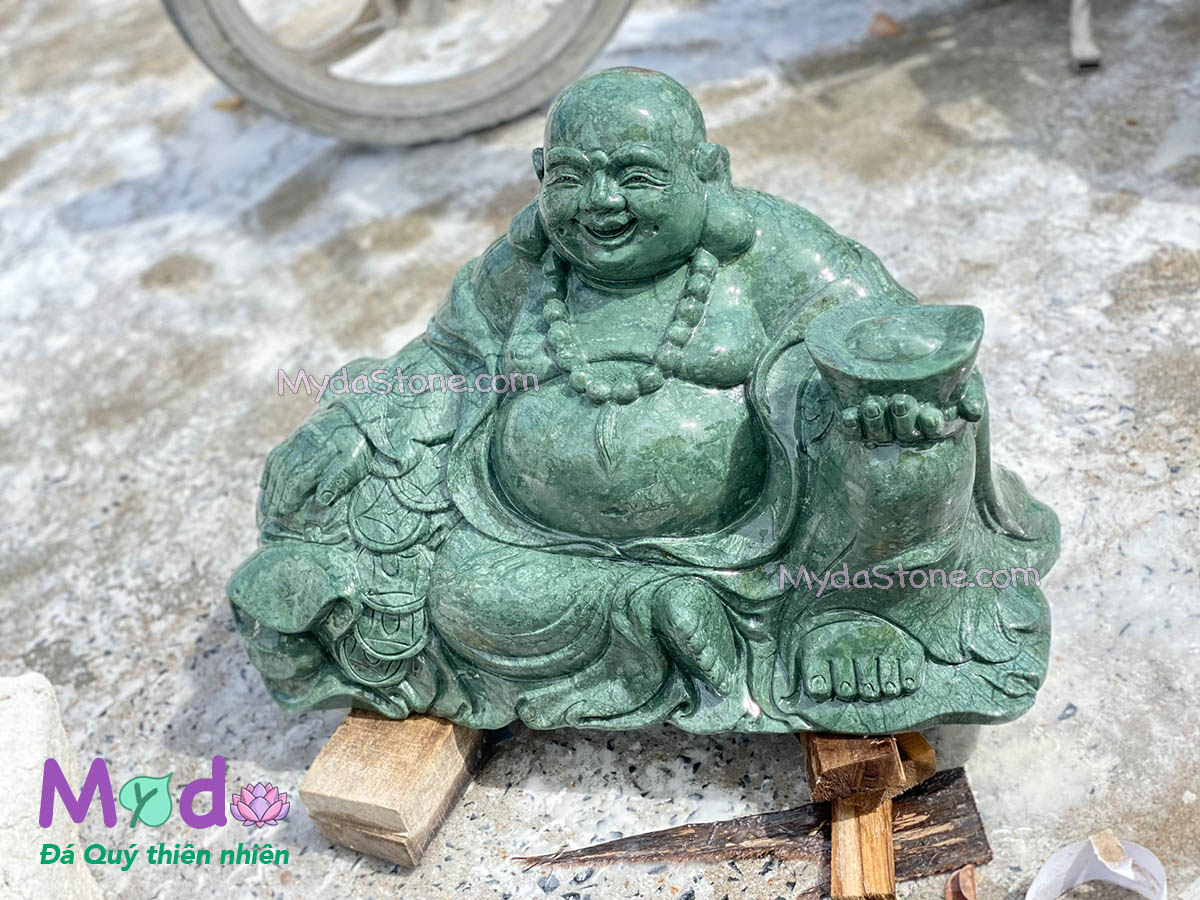 Tượng Phật Di Lặc đá Xanh Ấn Độ