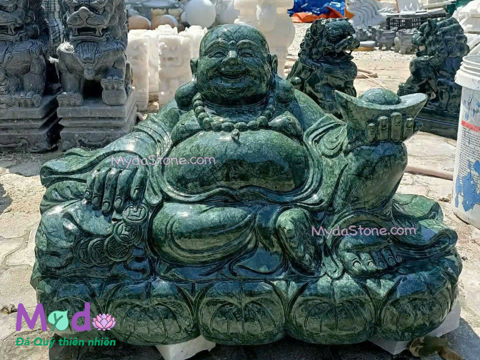 Tượng Phật Di Lặc đá Xanh Ấn Độ