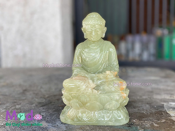 Tượng Phật Thích Ca đá Ngọc Xanh Pakistan