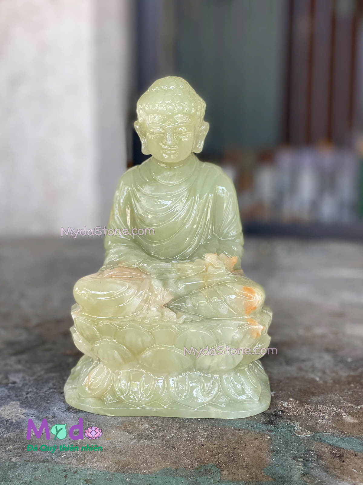 Tượng Phật Thích Ca đá Ngọc Xanh Pakistan