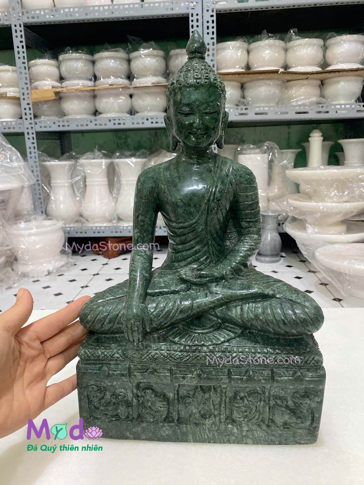 Tượng Phật Thích Ca đá Xanh Ấn Độ