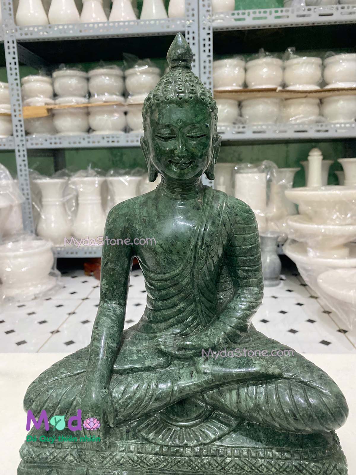 Tượng Phật Thích Ca đá Xanh Ấn Độ