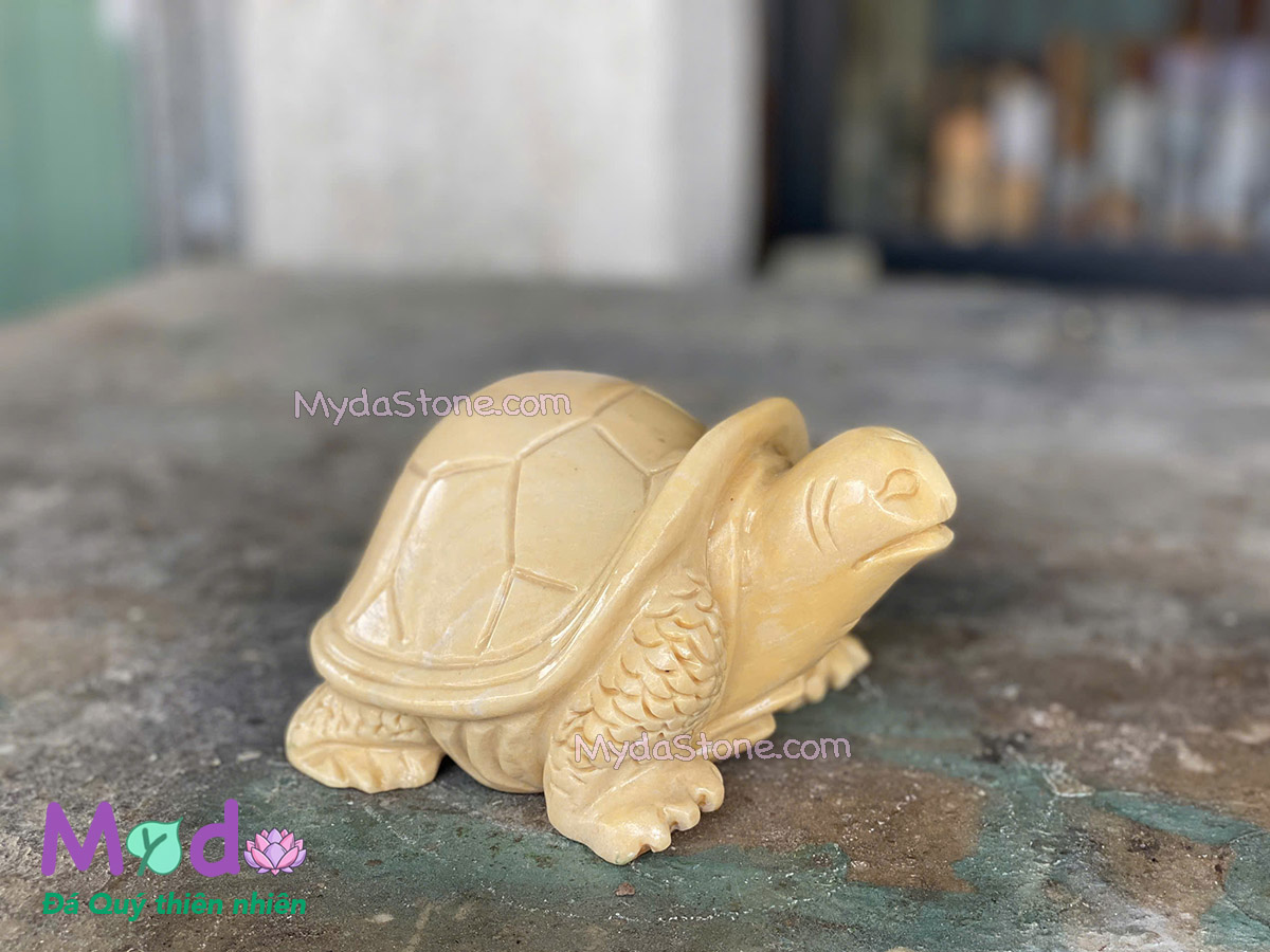 Tượng Rùa đá Cà Rốt Vàng