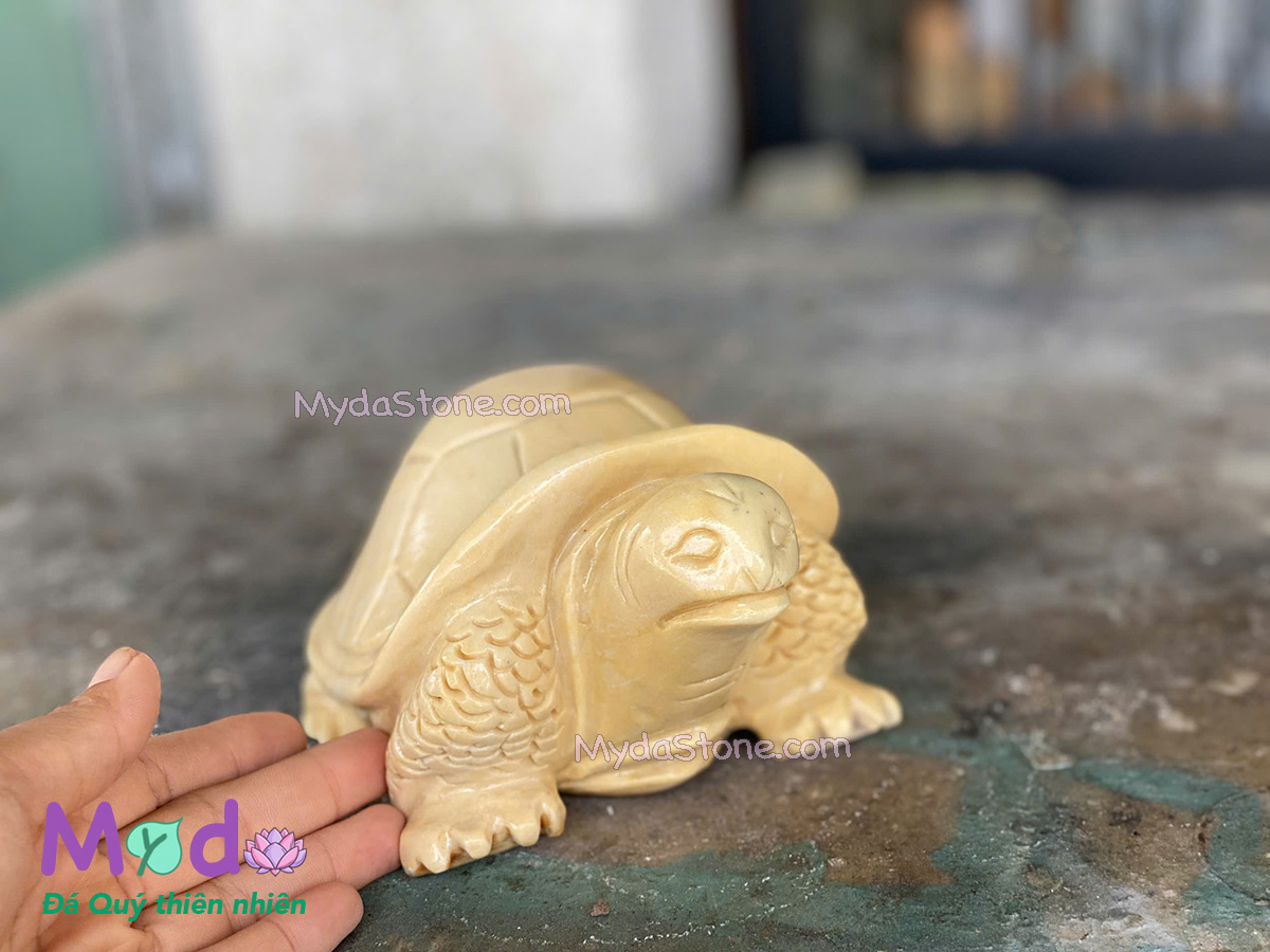 Tượng Rùa đá Cà Rốt Vàng