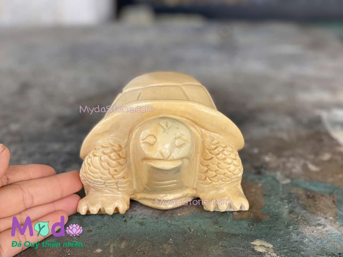 Tượng Rùa đá Cà Rốt Vàng
