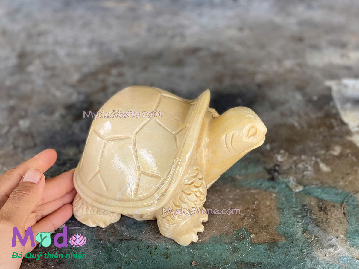 Tượng Rùa đá Cà Rốt Vàng