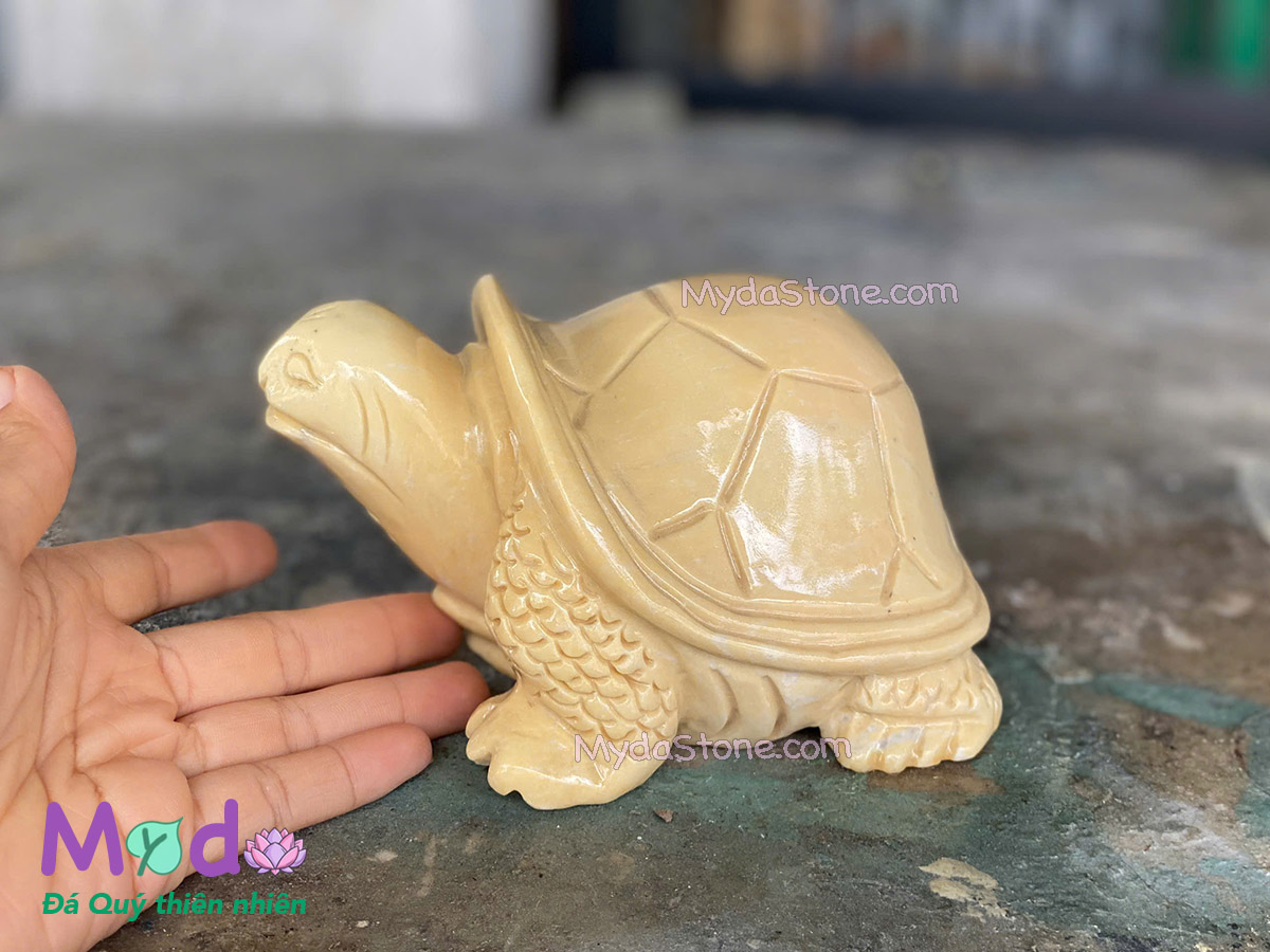 Tượng Rùa đá Cà Rốt Vàng