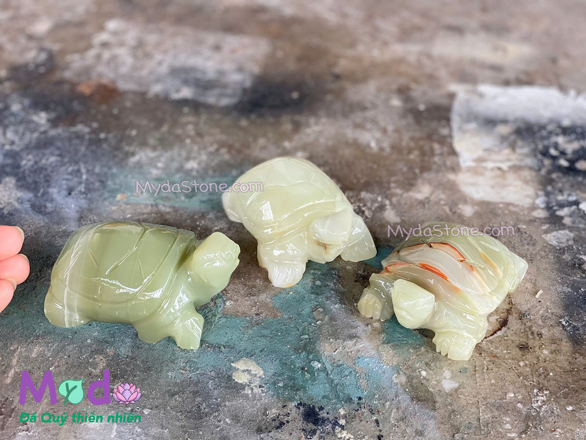 Tượng Rùa đá Ngọc Xanh Pakistan