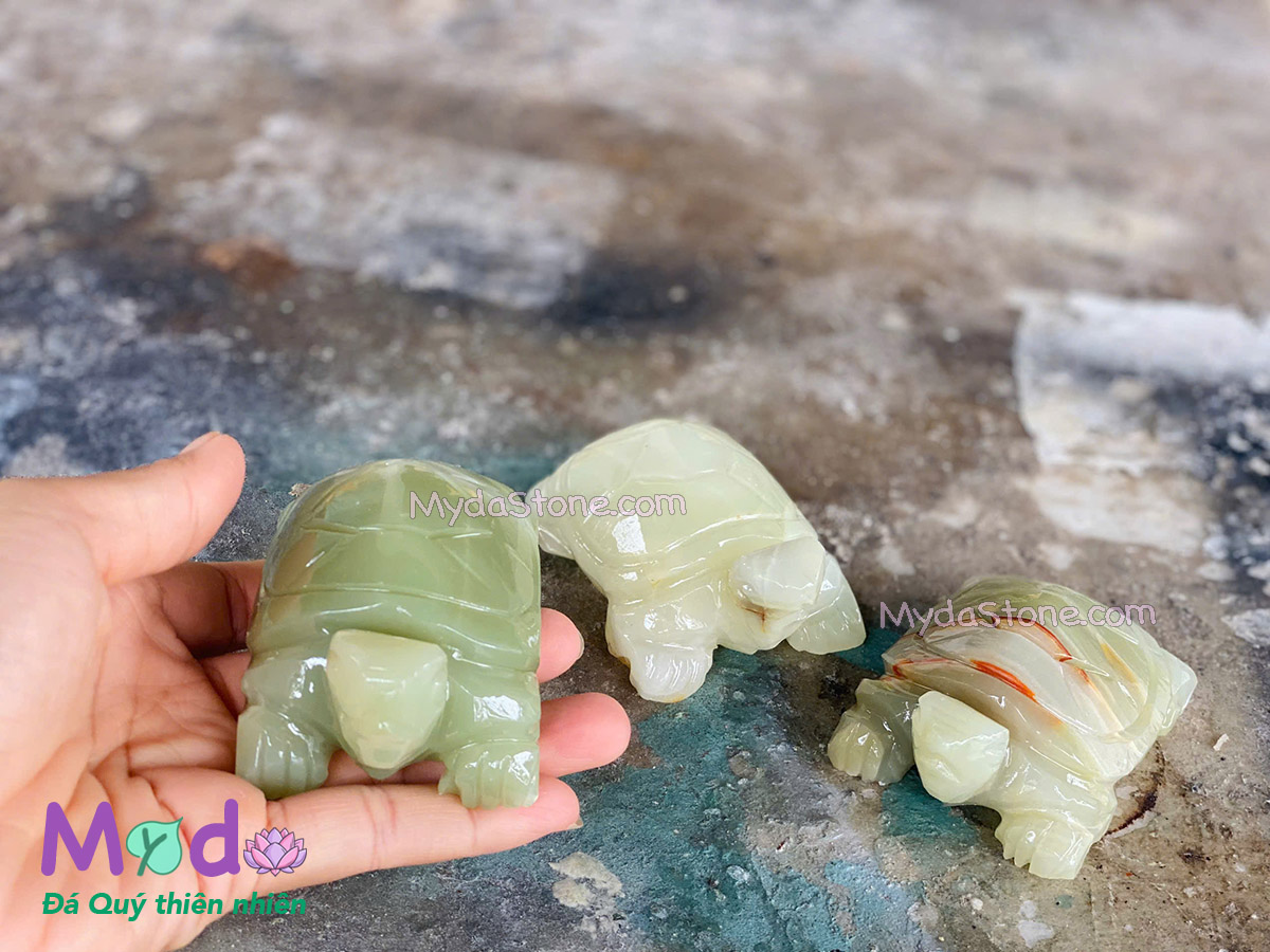 Tượng Rùa đá Ngọc Xanh Pakistan