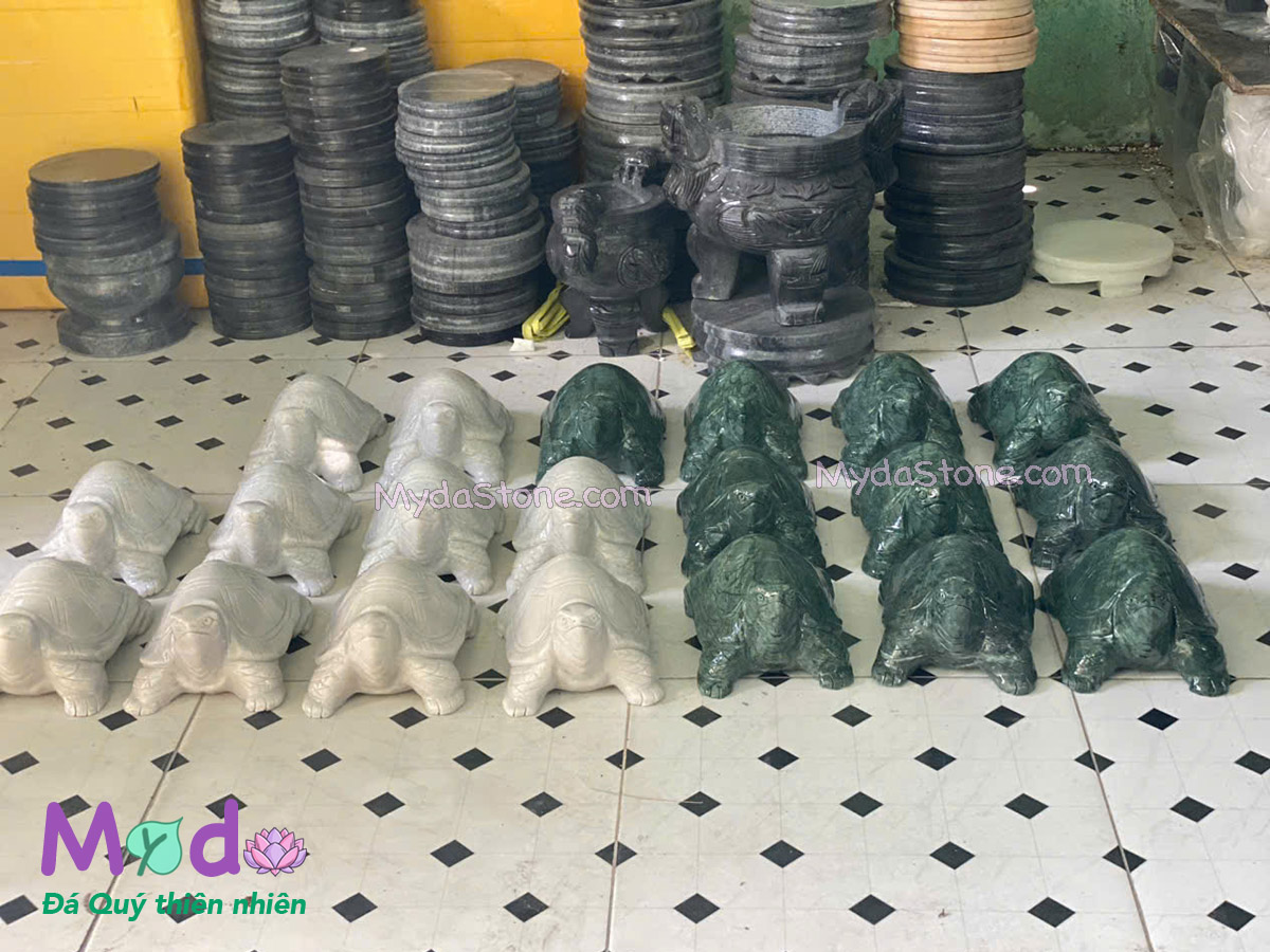 Tượng Rùa đá Xanh Ấn Độ
