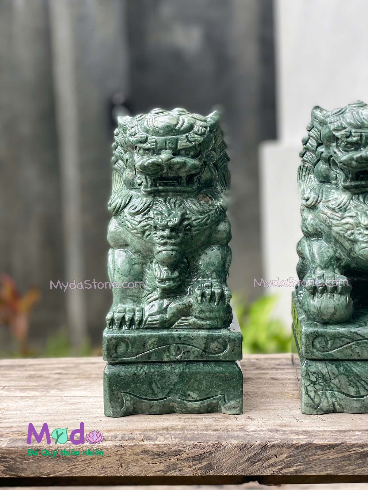 Tượng Kỳ Lân đá Xanh Ấn Độ