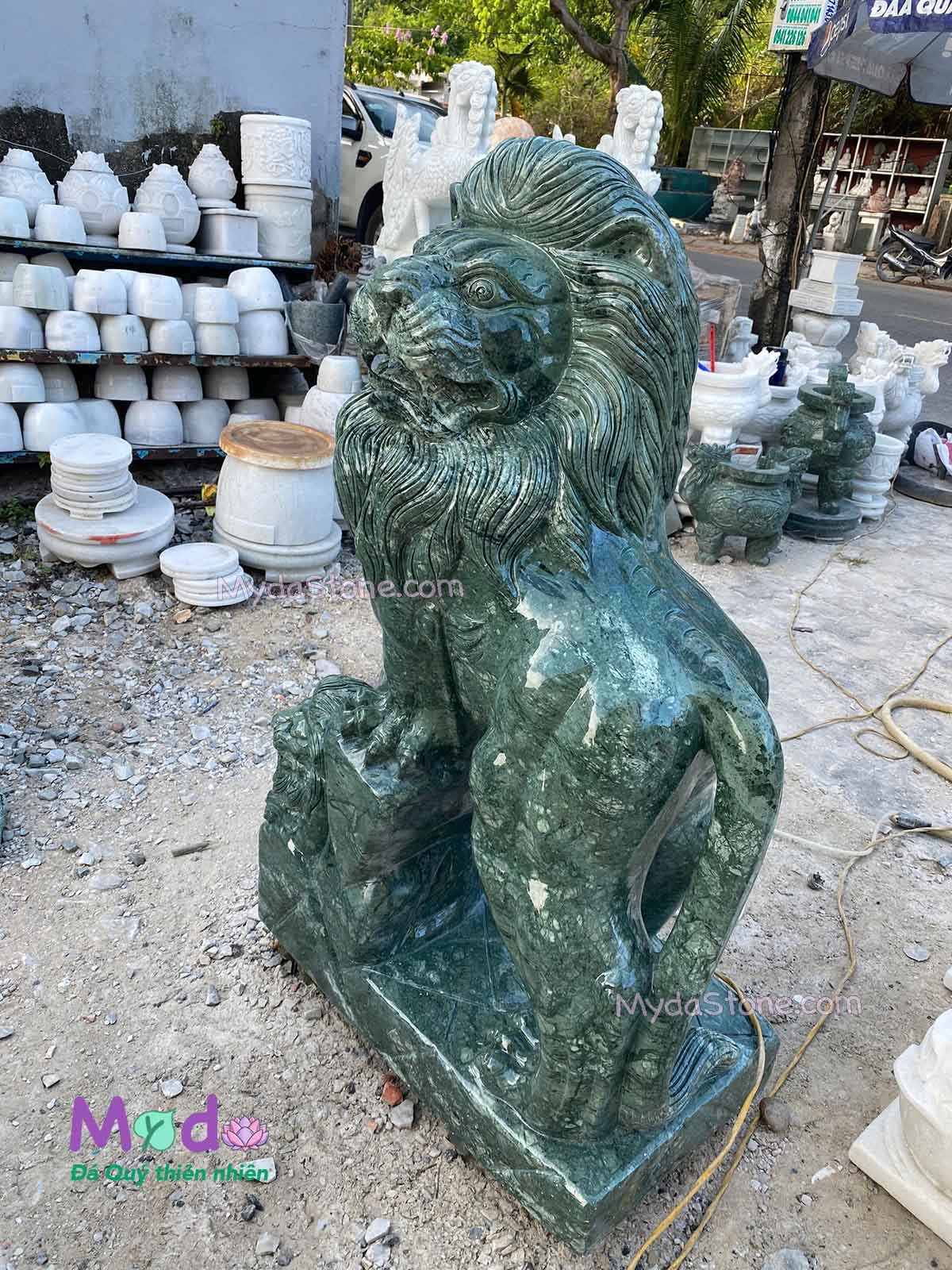 Tượng Sư Tử đá Xanh Ấn Độ