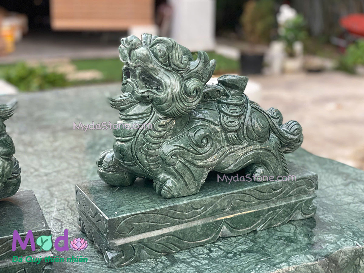 Tượng Tỳ Hưu đá Xanh Ấn Độ