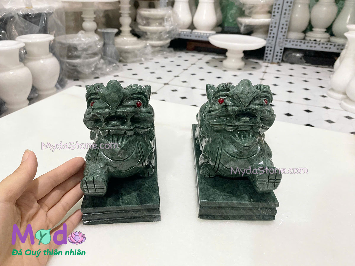 Tỳ Hưu đá Xanh Ấn Độ
