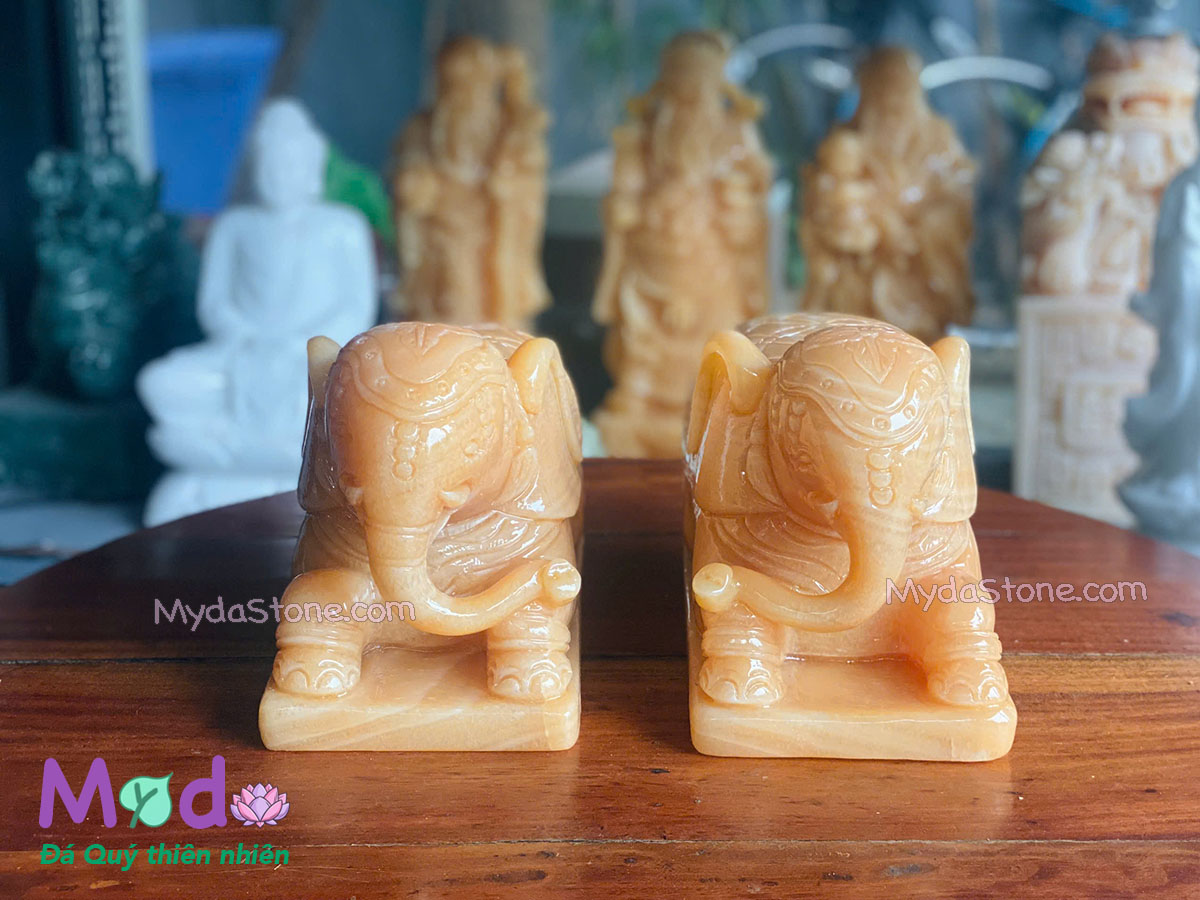 Tượng Voi để Lăng Mộ đá Ngọc Hoàng Long
