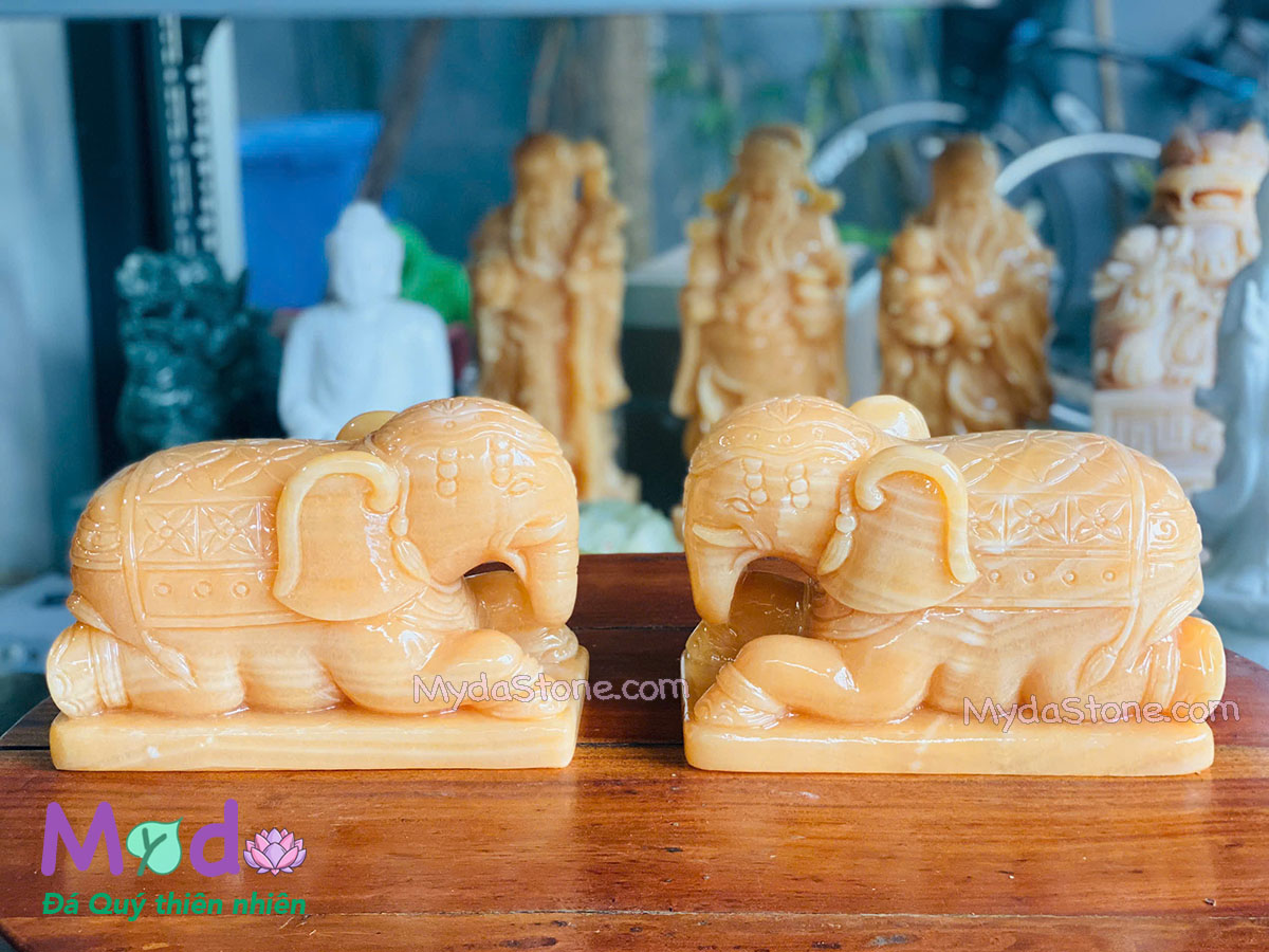 Tượng Voi để Lăng Mộ đá Ngọc Hoàng Long