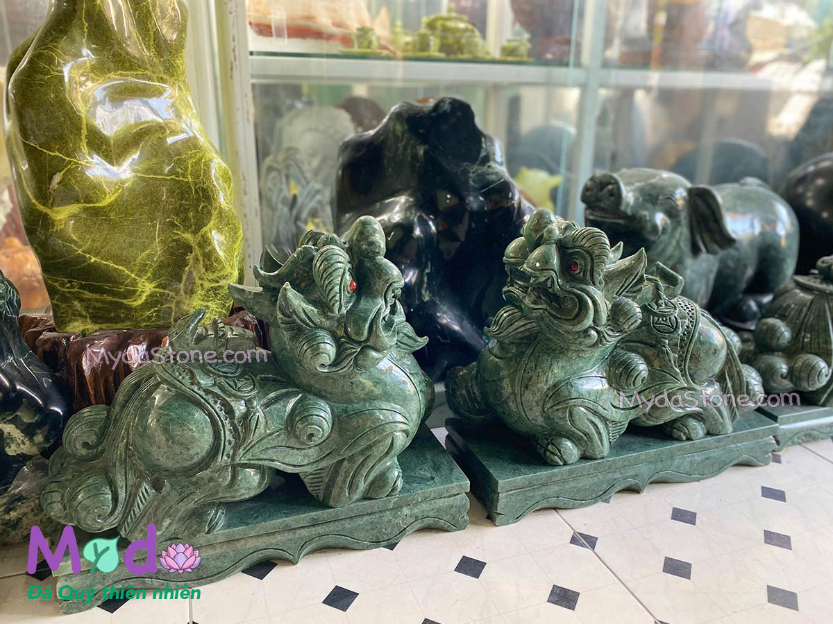 Tỳ Hưu Đá Xanh Ấn Độ
