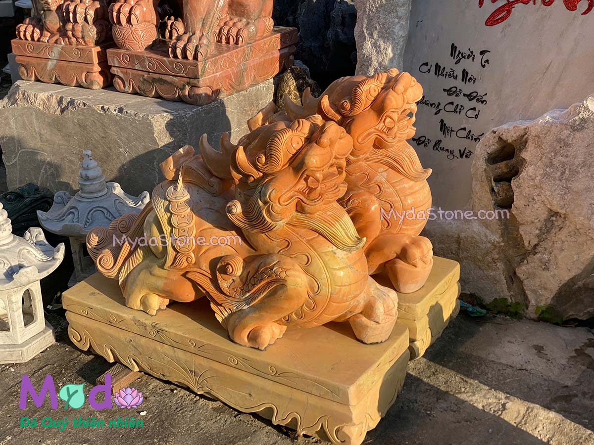 Tỳ Hưu đá Cà Rốt Vàng