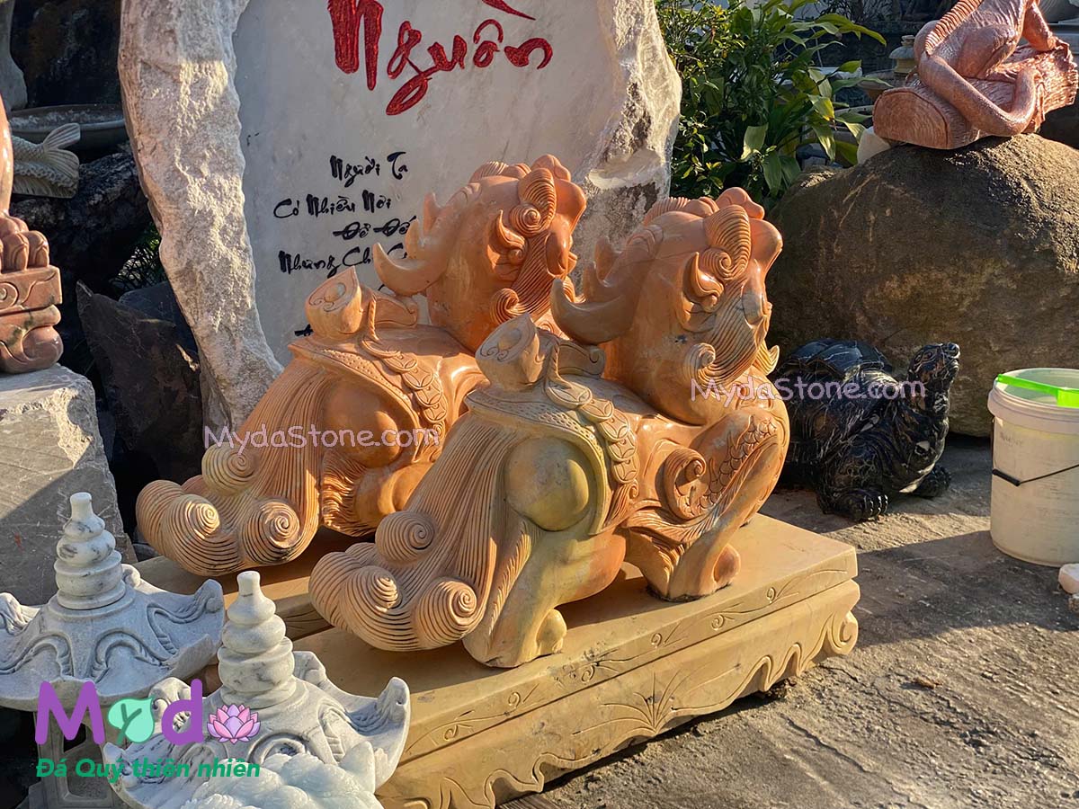 Tỳ Hưu đá Cà Rốt Vàng