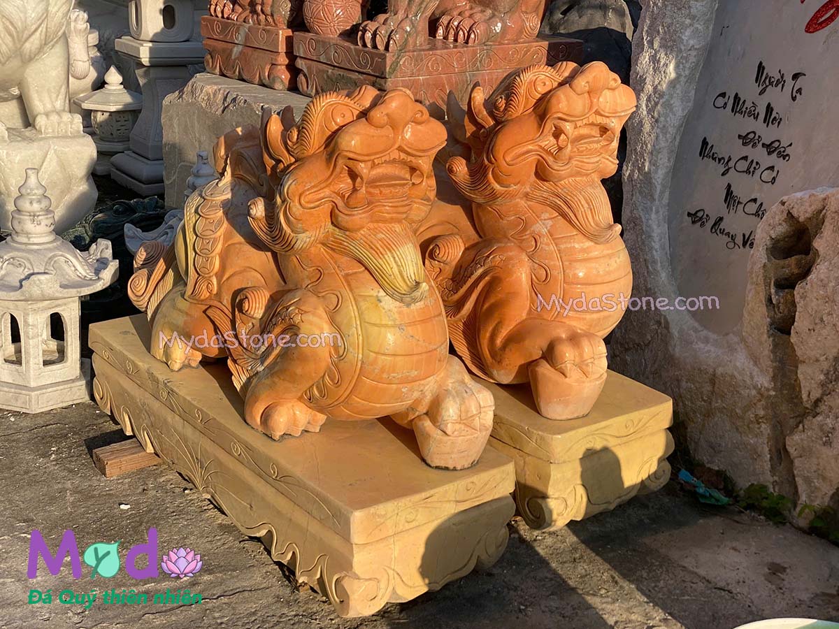 Tỳ Hưu đá Cà Rốt Vàng