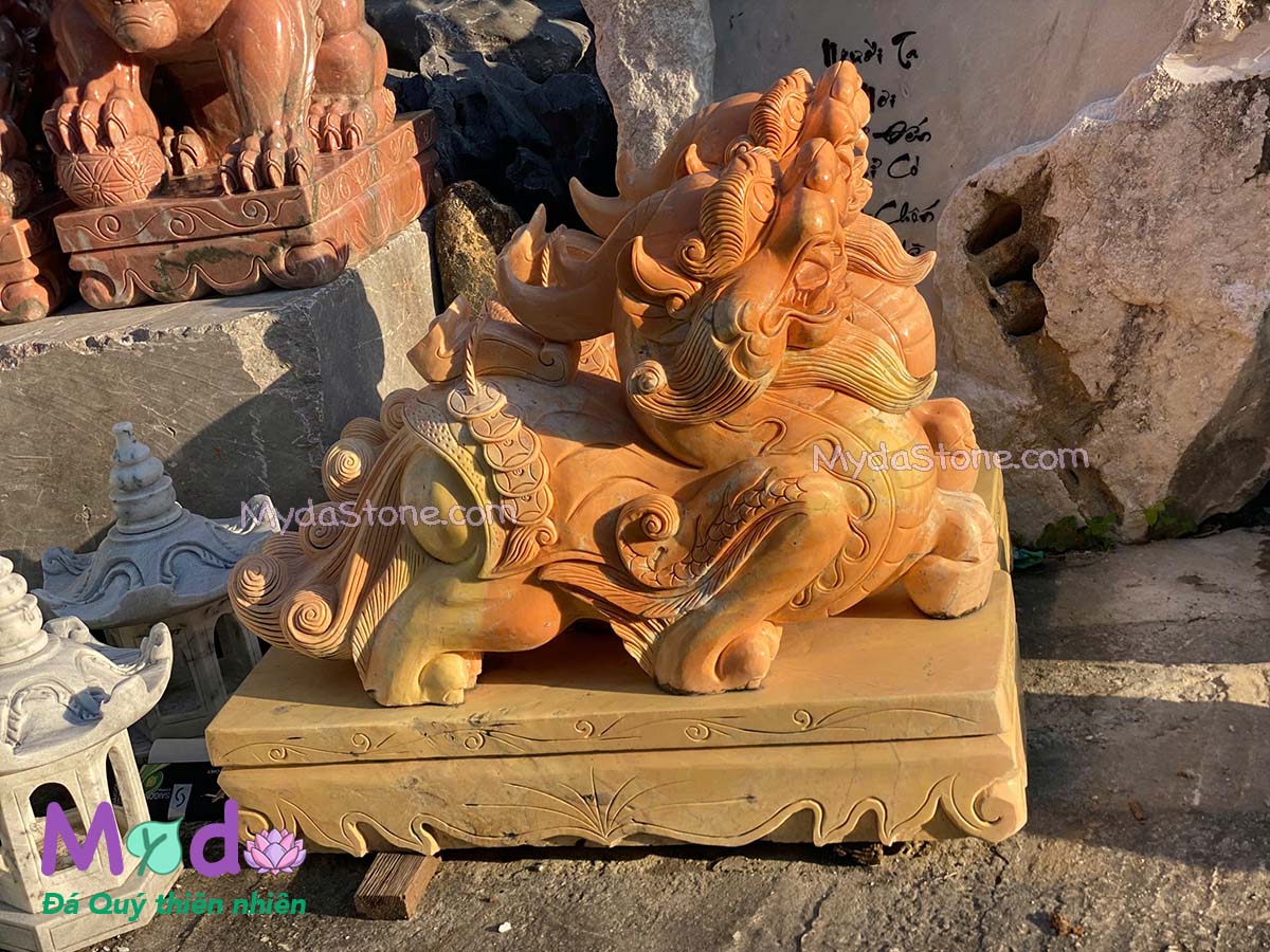 Tỳ Hưu đá Cà Rốt Vàng