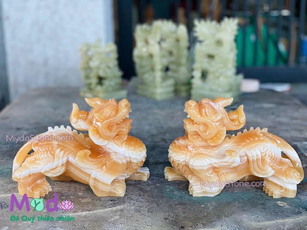 Tỳ Hưu Đá Ngọc Hoàng Long