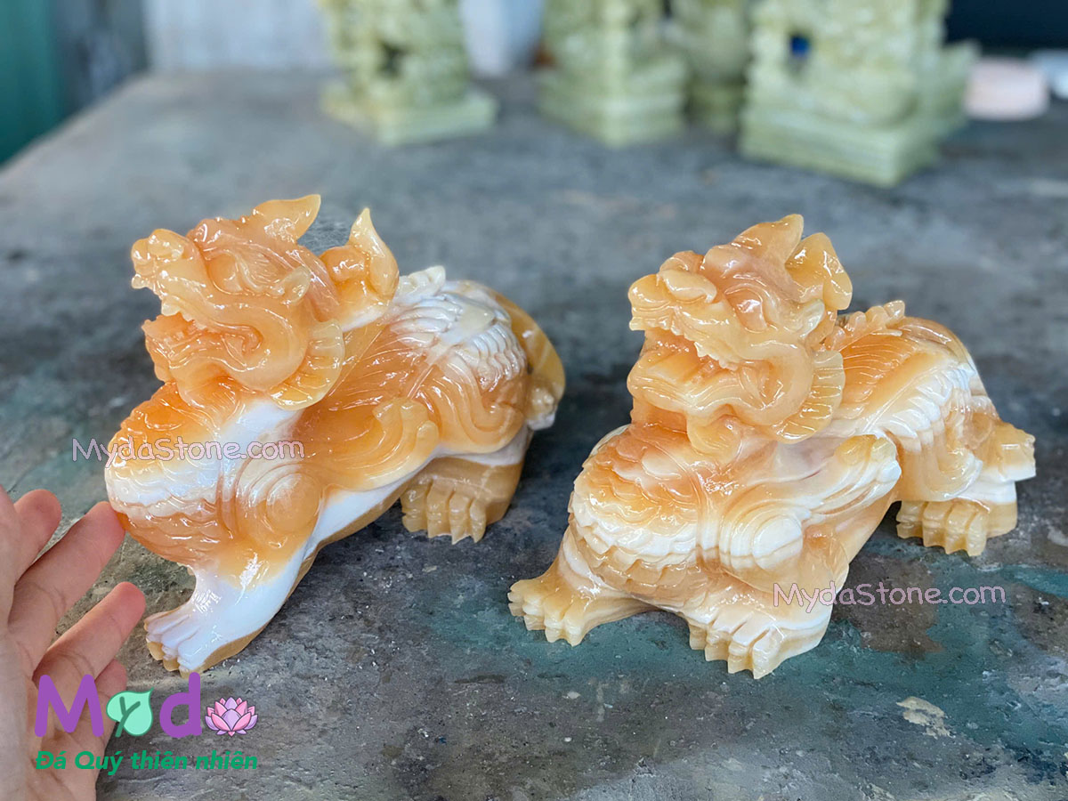 Tỳ Hưu Đá Ngọc Hoàng Long