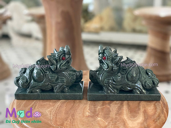 Tỳ Hưu đá Xanh Ấn Độ