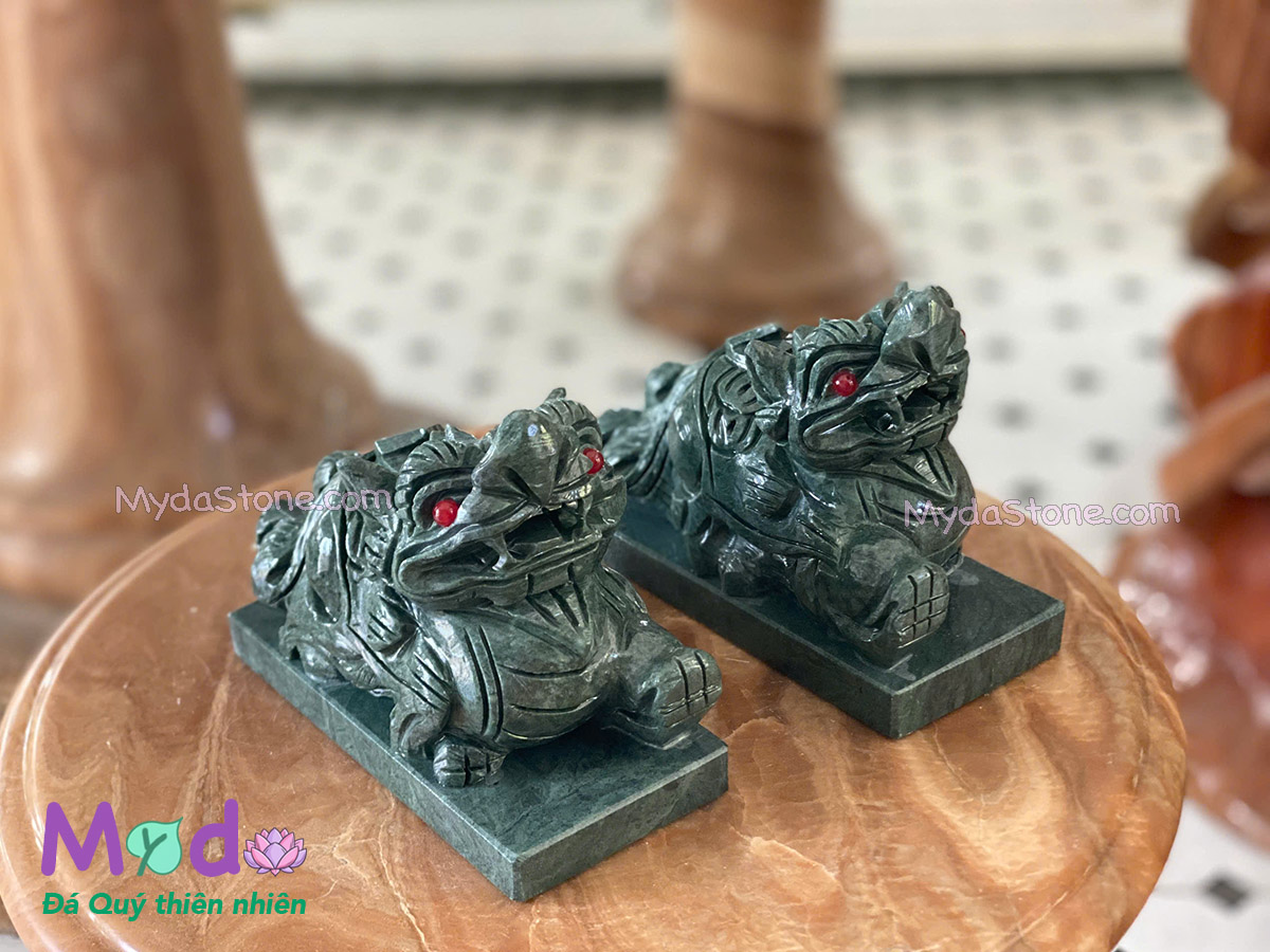 Tỳ Hưu đá Xanh Ấn Độ