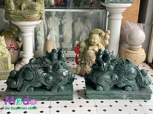 Tỳ Hưu đá Xanh Ấn Độ