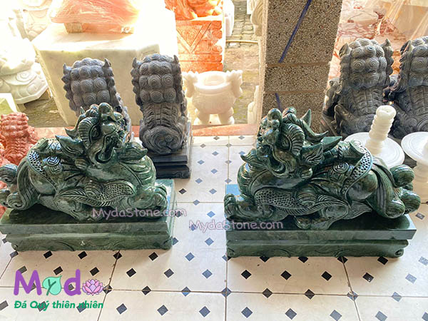 Tỳ Hưu đá Xanh Ấn Độ