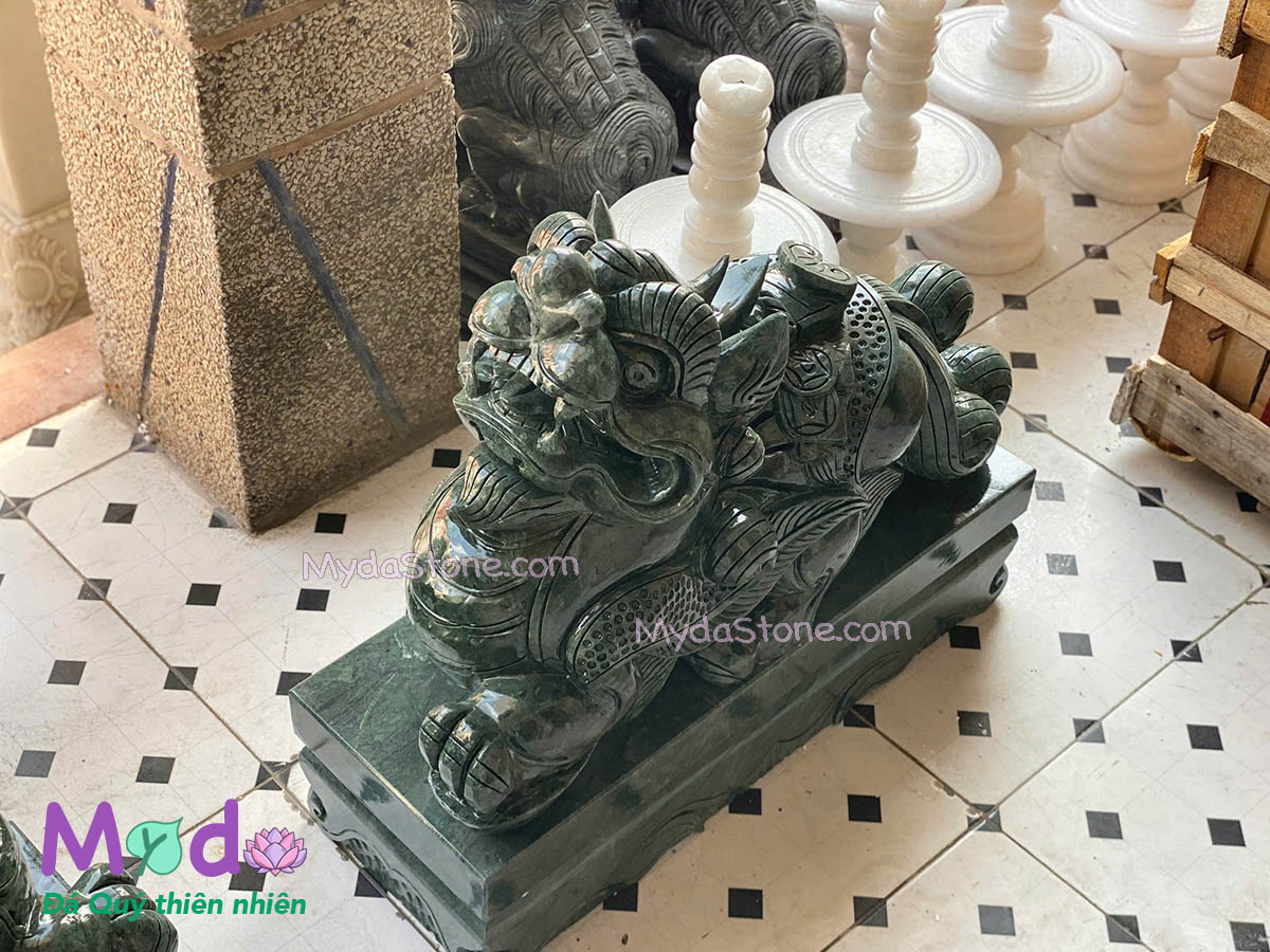 Tỳ Hưu đá Xanh Ấn Độ