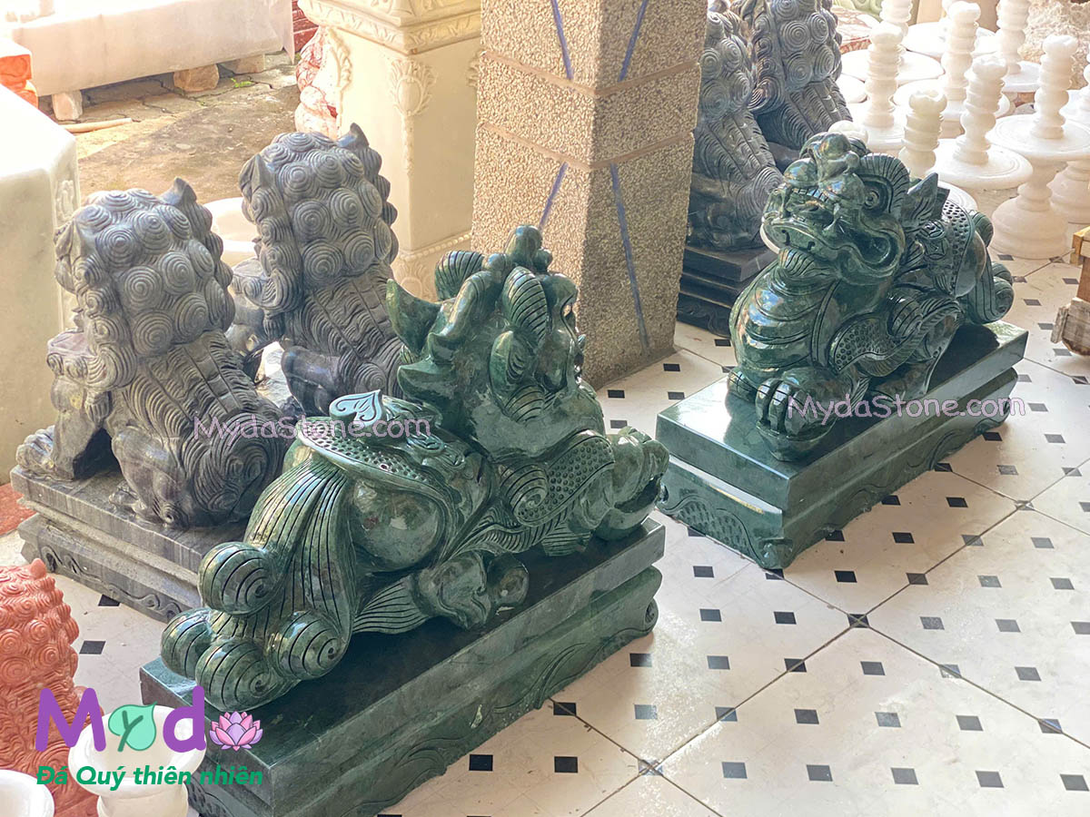 Tỳ Hưu đá Xanh Ấn Độ