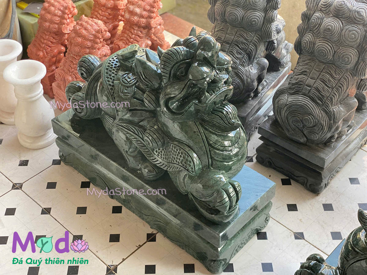 Tỳ Hưu đá Xanh Ấn Độ