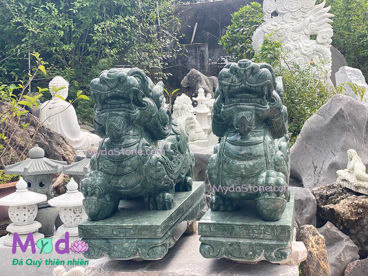 Tỳ Hưu đá Xanh Ấn Độ