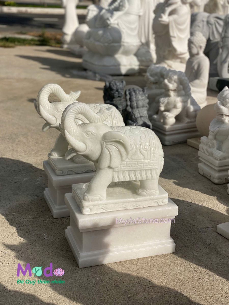 Tượng Voi Đá Phong Thuỷ tại Đồng Nai
