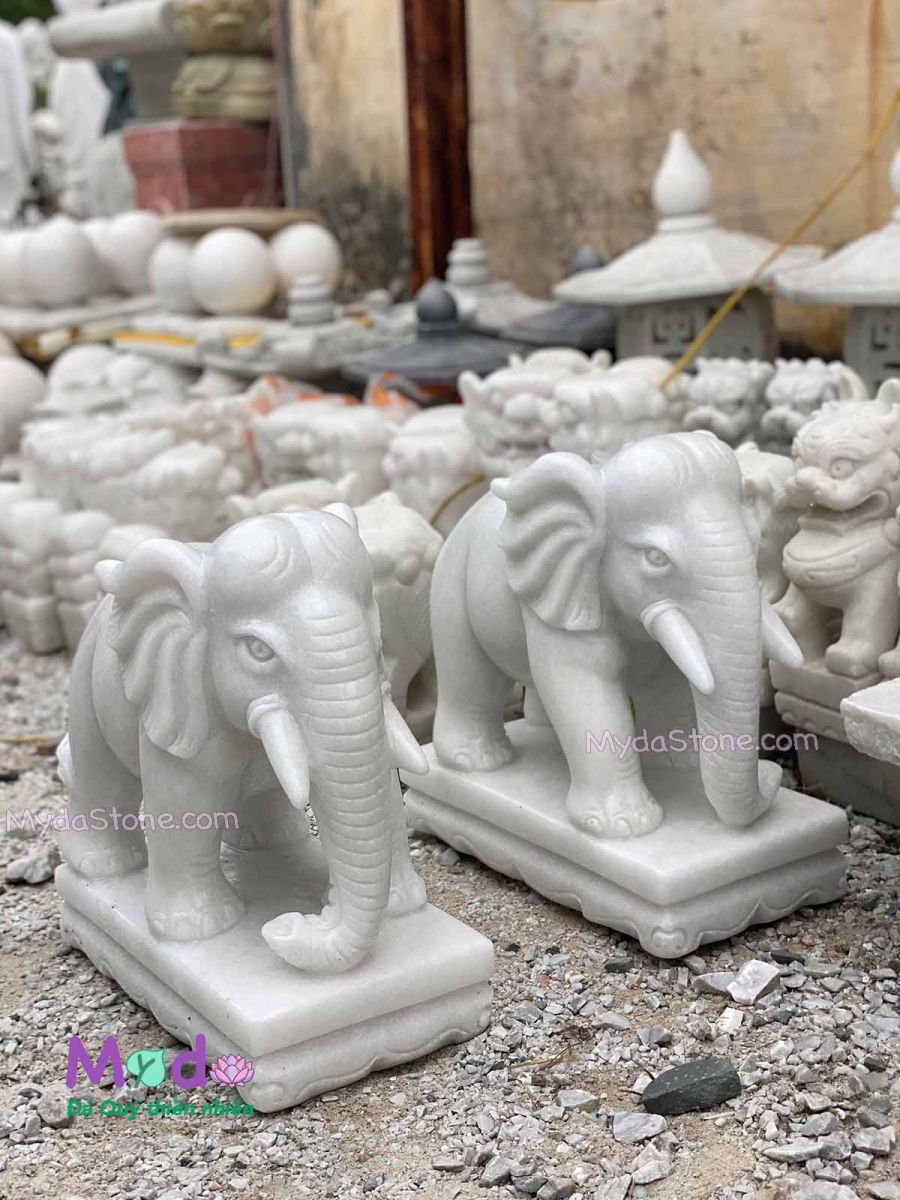 Tượng Voi Đá Phong Thuỷ tại Đồng Nai