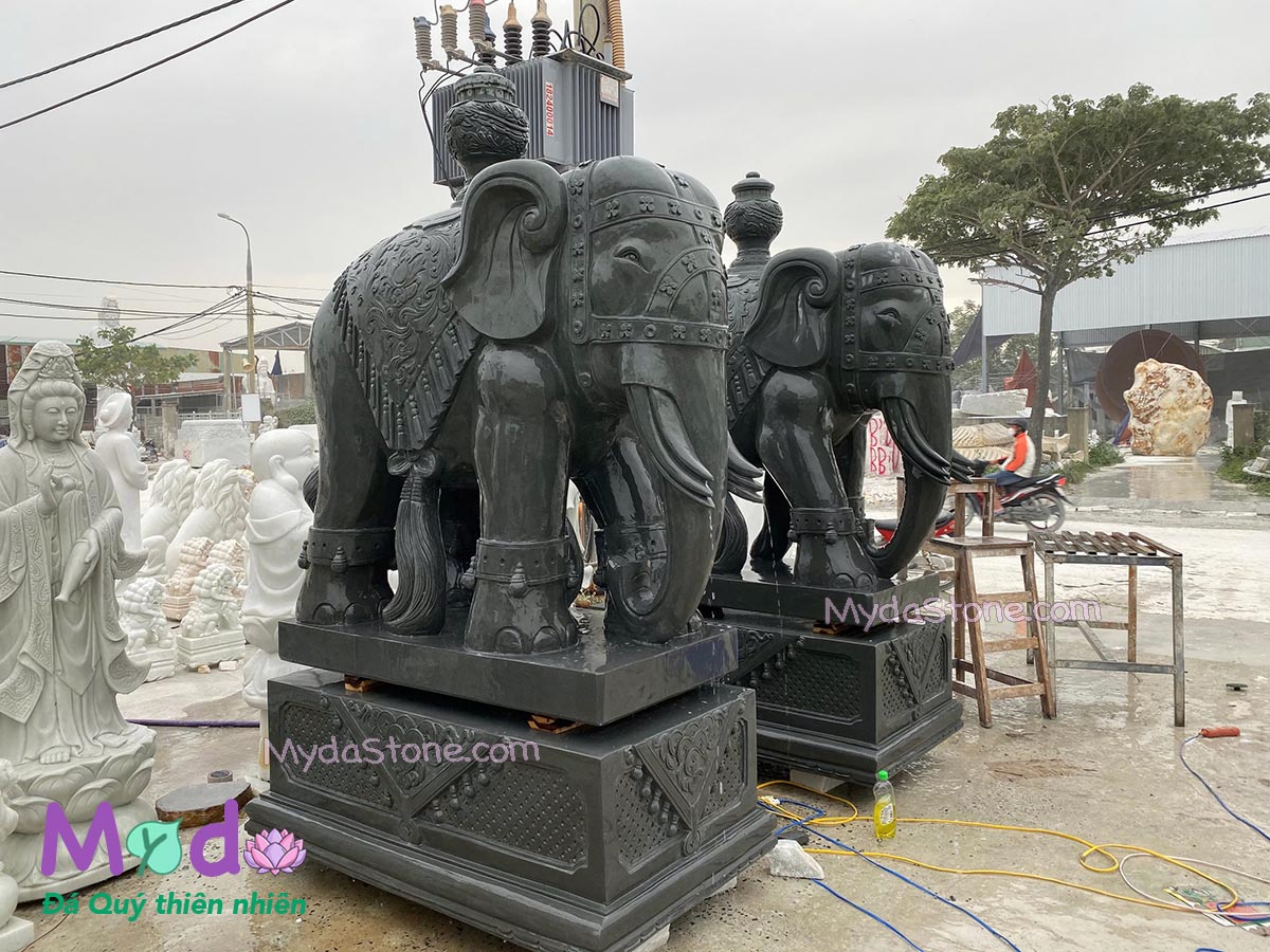 Tượng Voi Đá Phong Thuỷ tại Đồng Nai