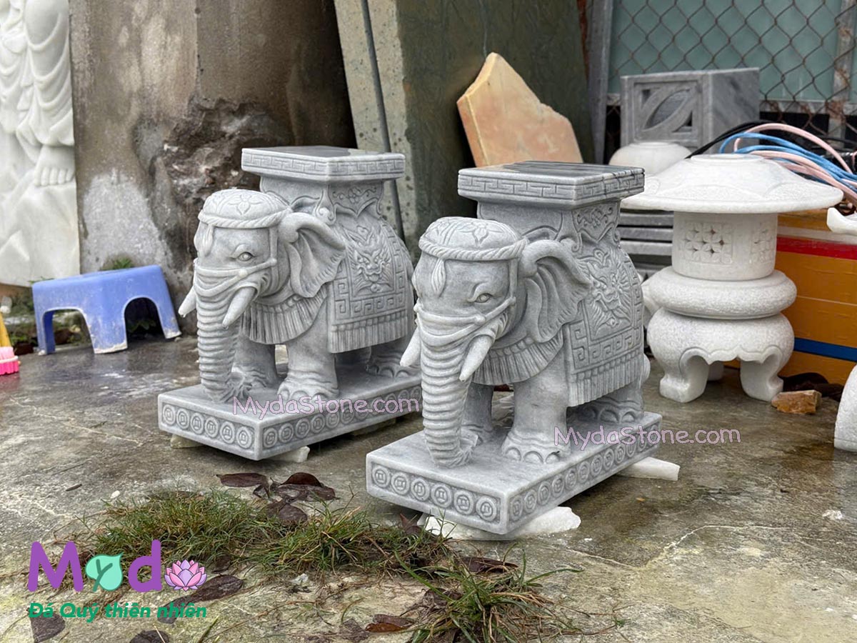 Tượng Voi đá Phong Thuỷ tại Hà Nội
