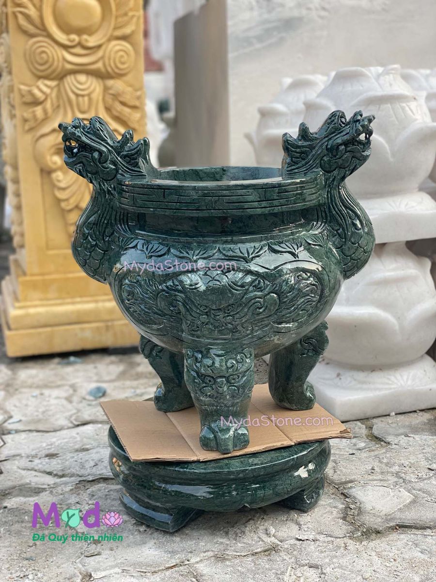 Mẫu Lư Hương Đá, Đồ Thờ Đá Đẹp tại Ninh Bình